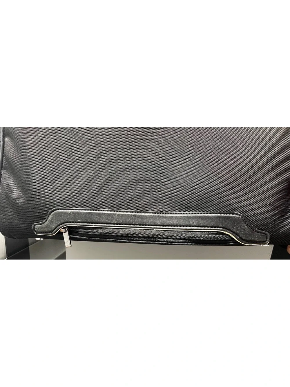 TUMI Arrivé Narita Slim Briefcase Black Ballistic Nylon Leather Laptop Bag